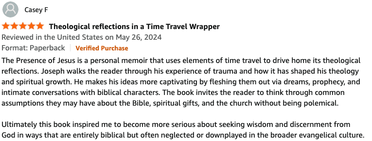 presence of jesus review caseyf